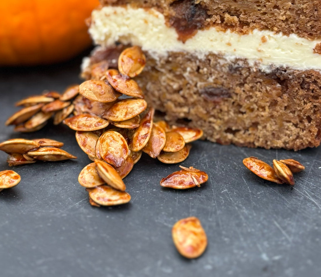 Pumpkin Seeds Roasted with Maple Syrup and Salt