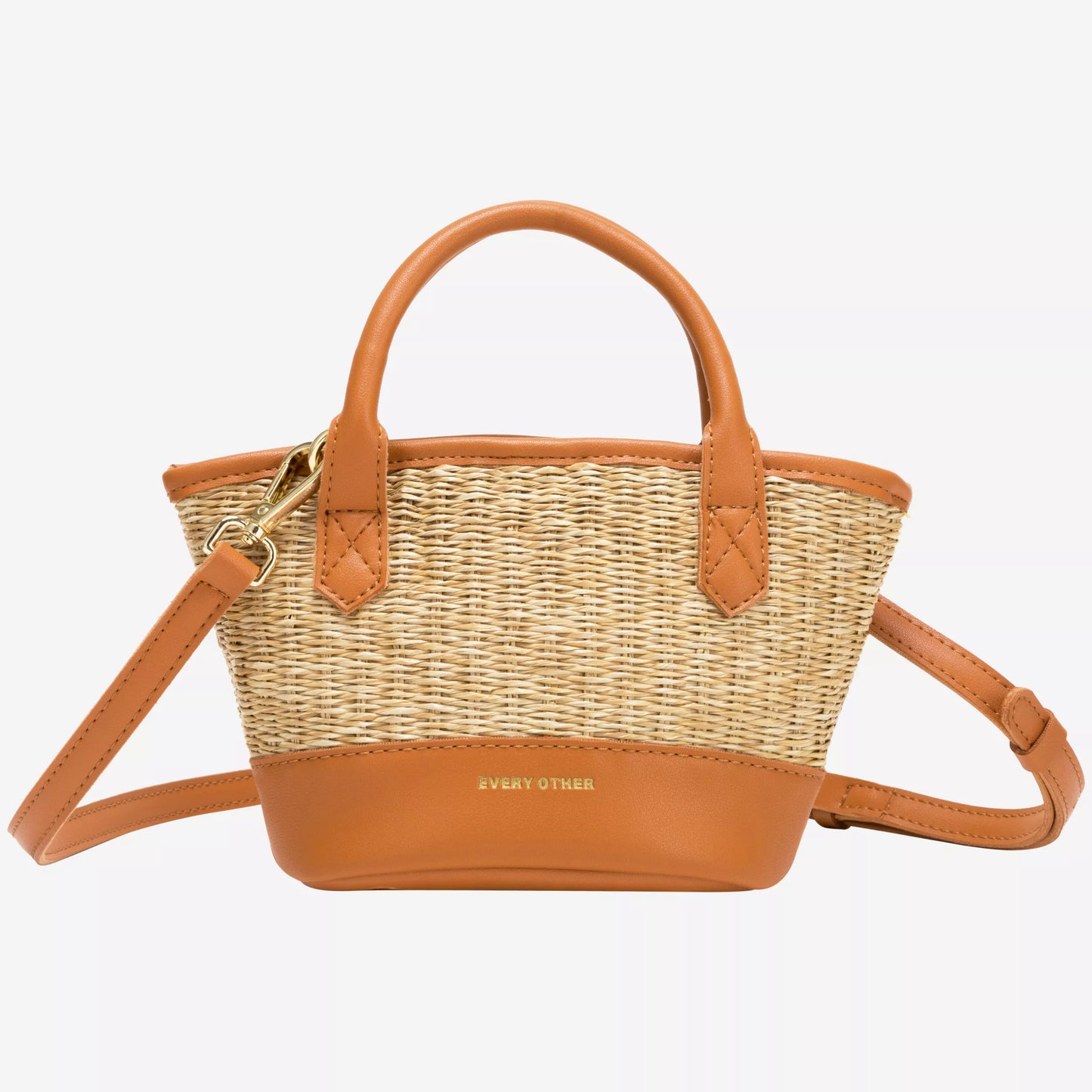 Every Other Soleil Rattan Bag Small
