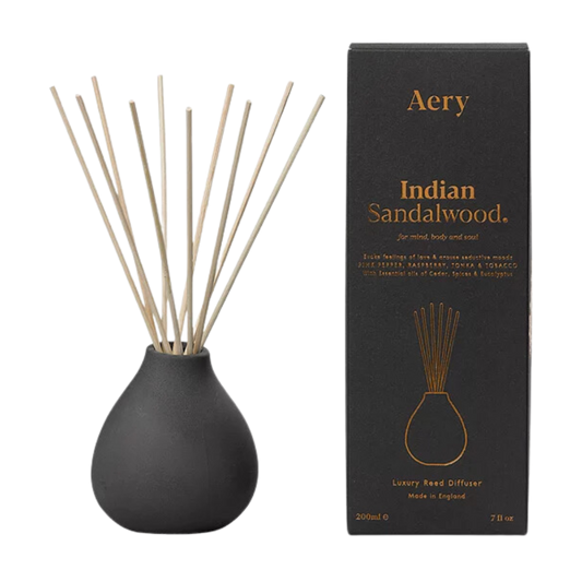 Aery Indian Sandalwood Luxury Reed Diffuser