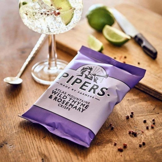 Pipers Atlas Mountains Wild Thyme & Rosemary Crisps