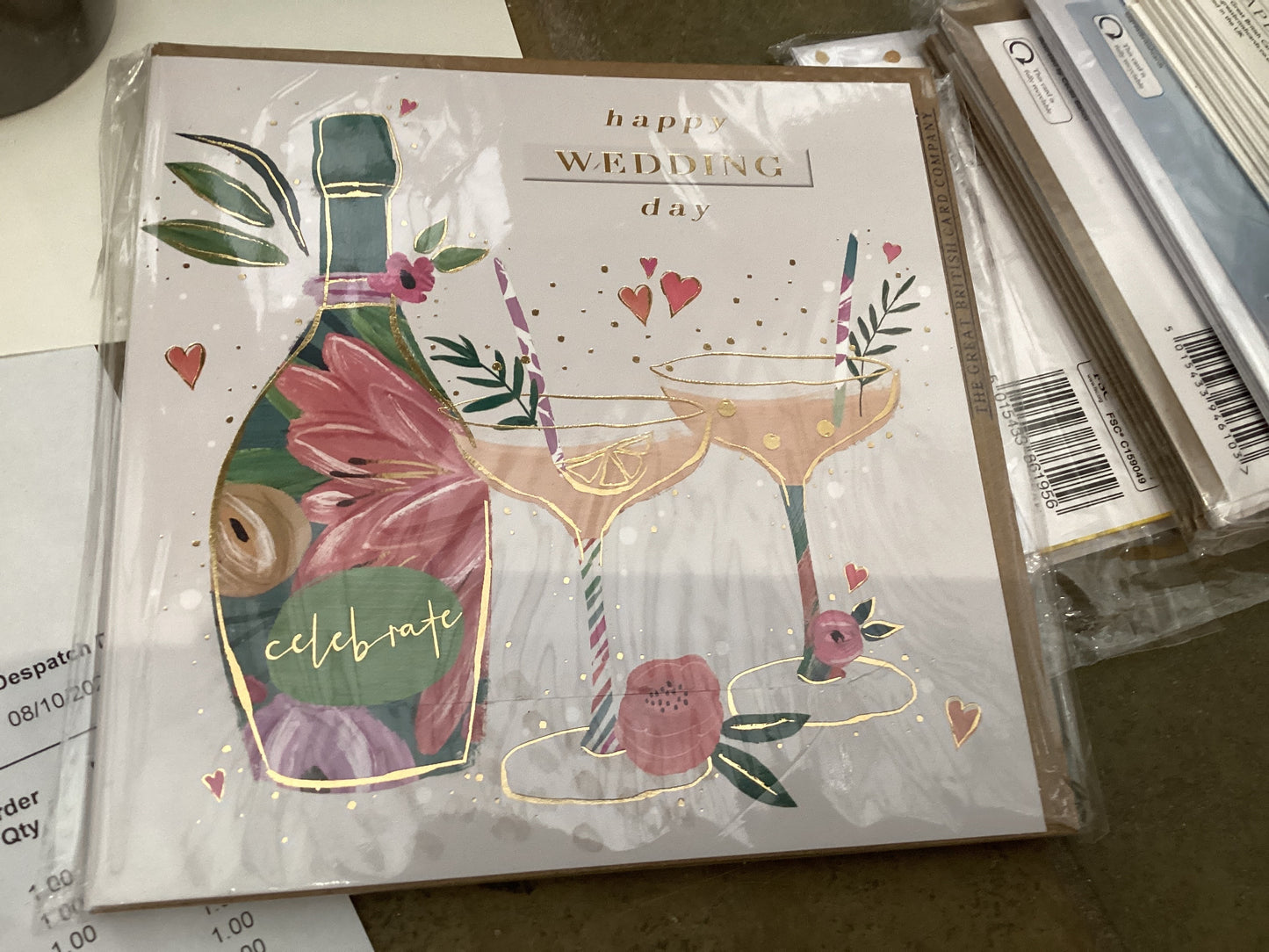 The Great British Card Co - Happy Wedding Day