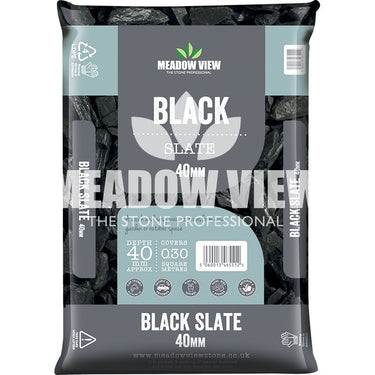 Meadow view Black Slate 40mm Special offer (£3.50 EACH)