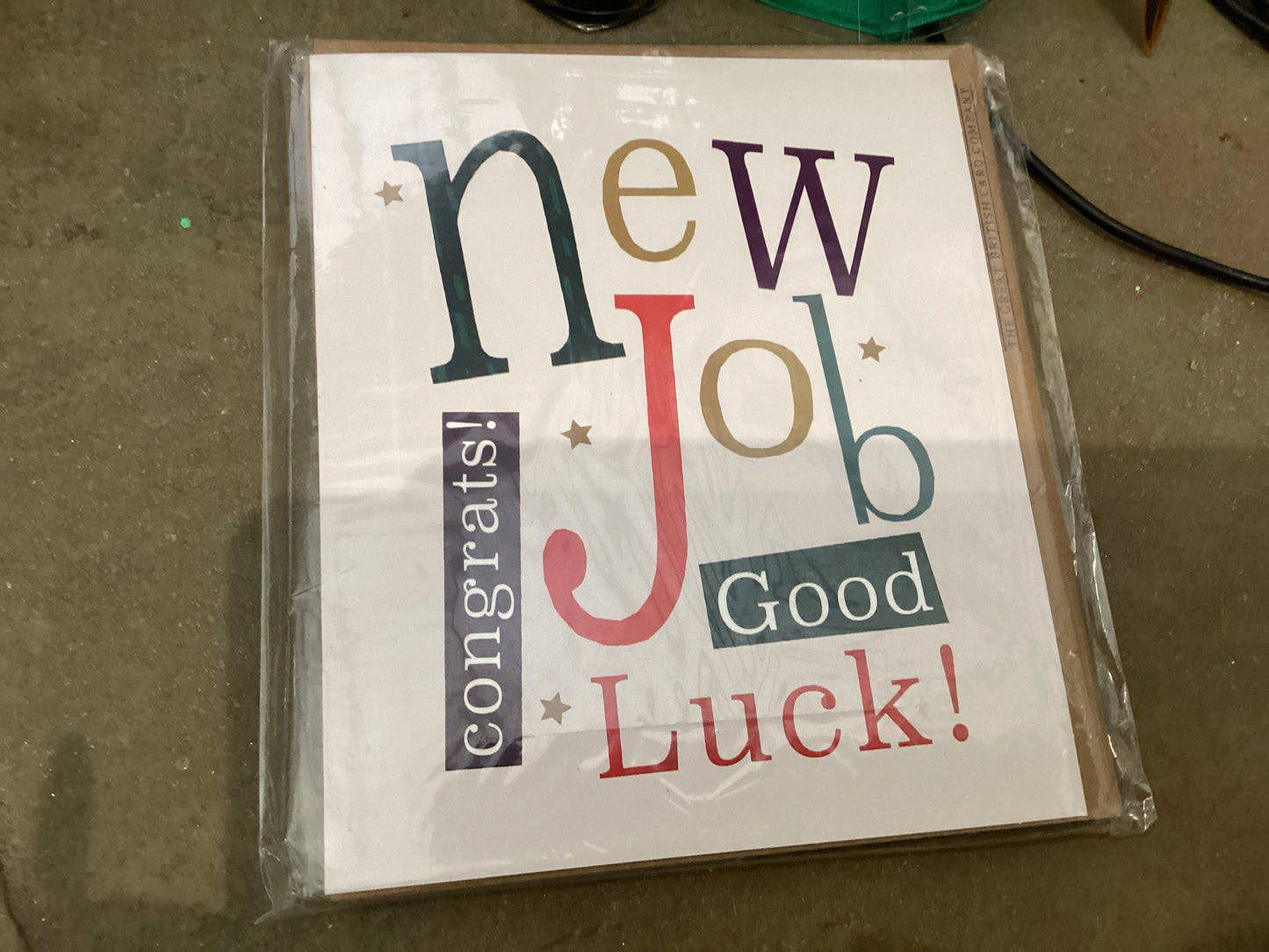 The Great British Card Co - New Job, Good Luck
