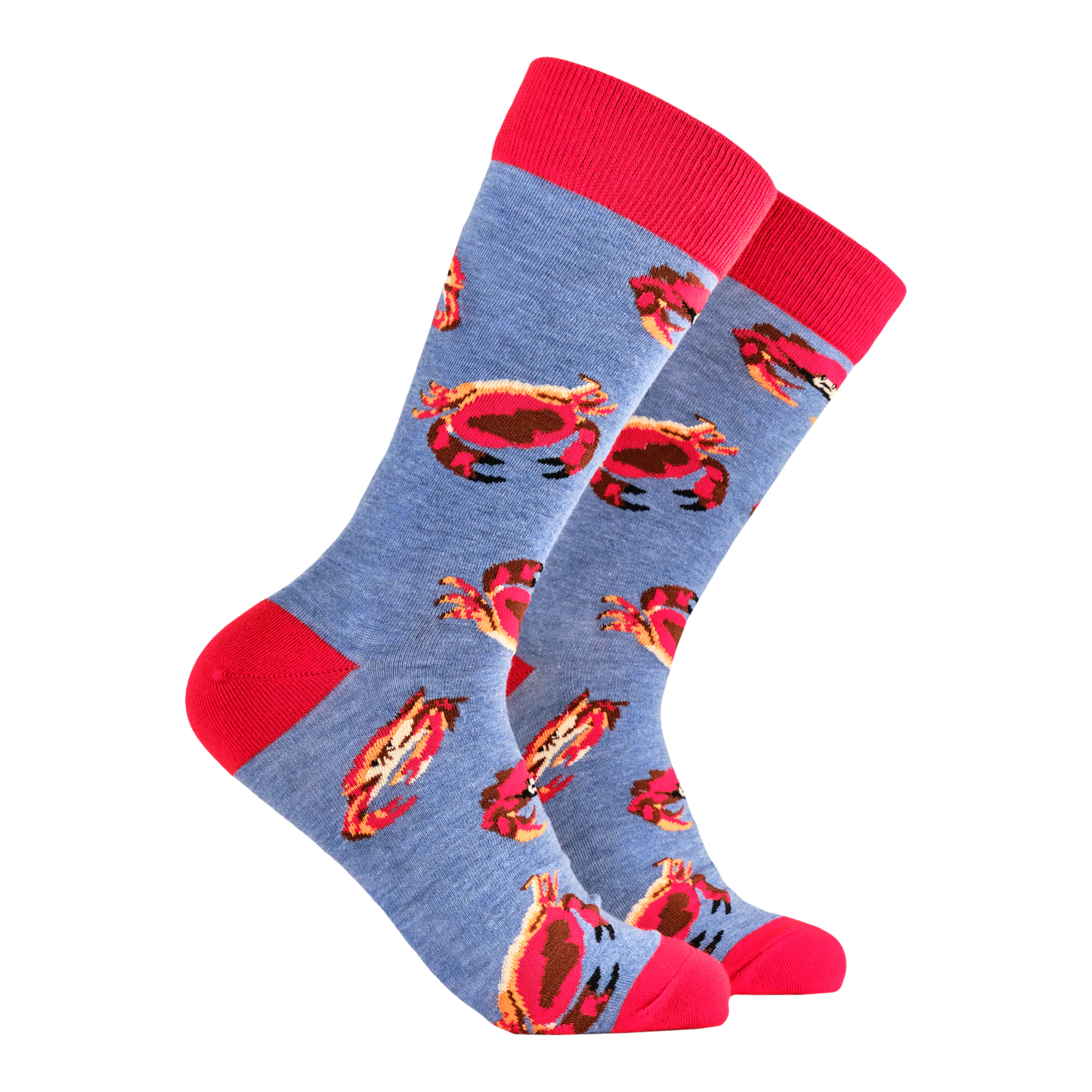 Crab Blue Socks