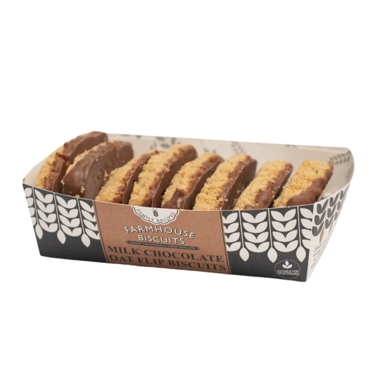 Farmhouse Biscuits Milk Chocolate Oat Flip Biscuits
