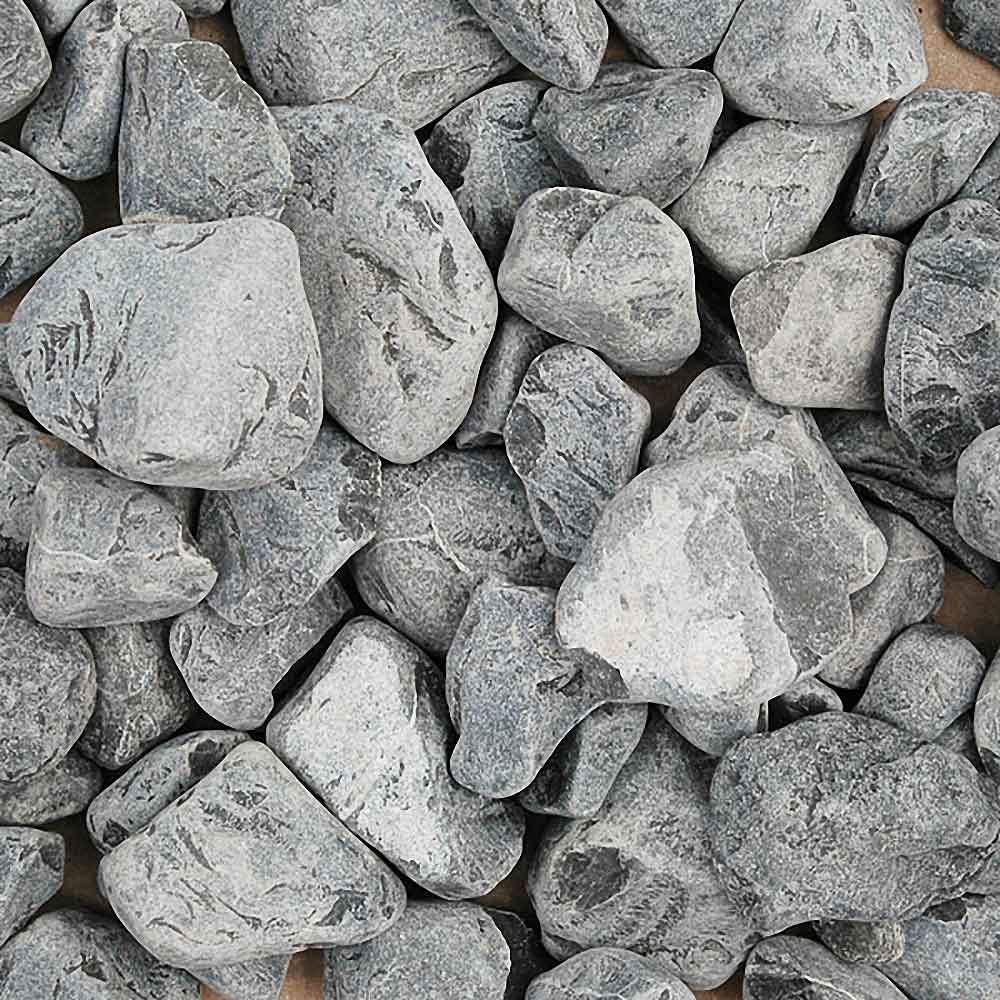 Ebony Black Cobbles 30-60mm