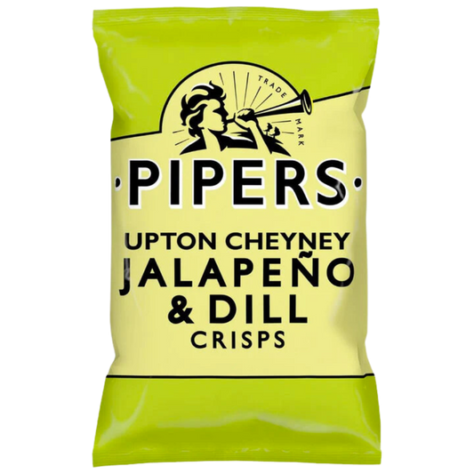 Pipers Upton Cheyney Jalapeño & Dill Crisps