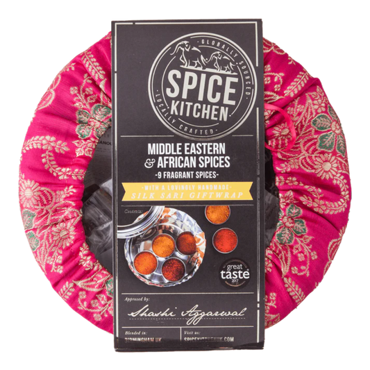 Spice Kitchen Middle Eastern & African Spice Tin - With 9 Fragrant Spices