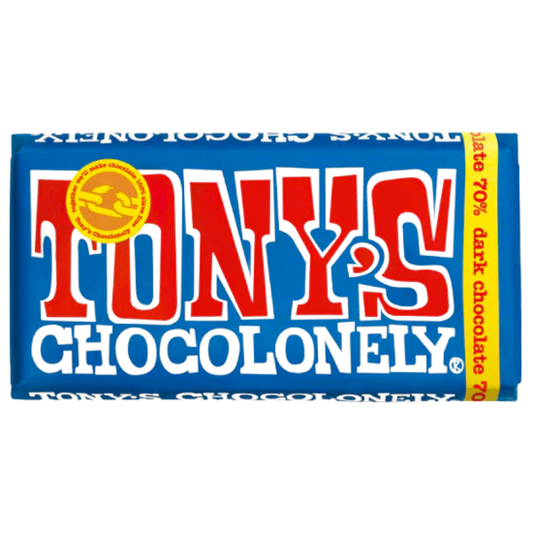 Tony's Chocolonely 70% Dark Chocolate Bar 180g
