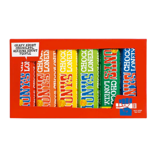 Tony's Chocolonely Small Chocolate Bar Tasting Pack 6 x 47/50g