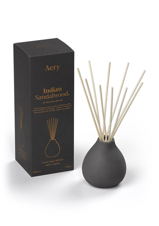 Aery Indian Sandalwood Luxury Reed Diffuser
