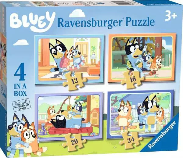 Bluey ‘4 In A Box’ Puzzles
