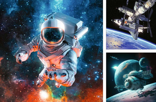 Outer Space Jigsaw Puzzle 5+ 3X49 Piece