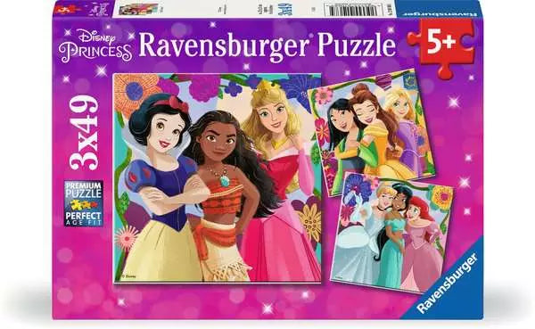 Disney Princess 3 X 49 Pc Puzzle