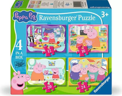 Peppa Pig 4 In A Box Puzzle