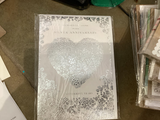The Great British Card Co - Silver Anniversary
