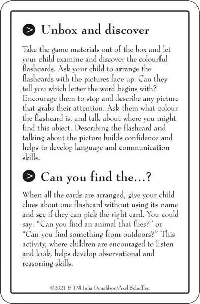 Gruffalo First Flashcards