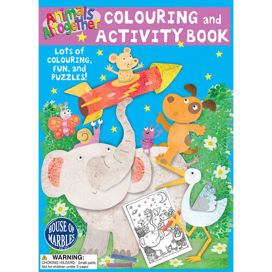 House of Marbles Animals Together Colouring and Activity Book