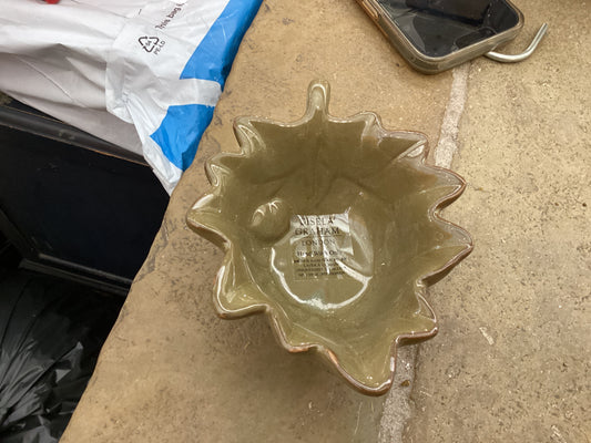 Gisela Graham Green Leaf Mini Bowl