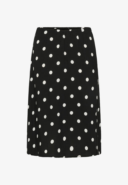 Saint Tropez Paice SZ Skirt - Black Ice Big Dot