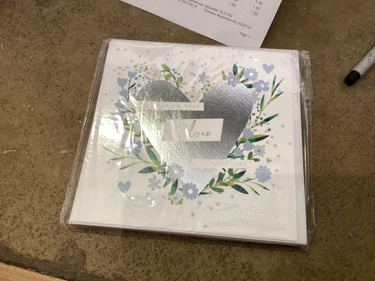 The Great British Card Company Silver Anniversary