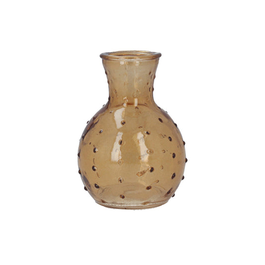 Dimple Glass Mini Bud Vase