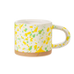 Sass & Belle Splatterware Mug - Yellow & Green
