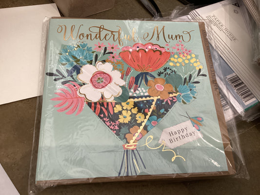 The Great British Card Co - Wonderful Mum Happy Birthday