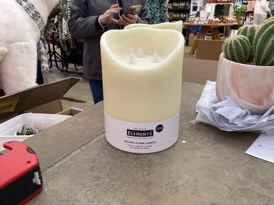 APAC Moving Flame LED Candle 15x20cm