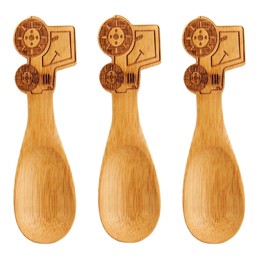 Sass & Belle Bamboo Tractor Spoons - Set of 3