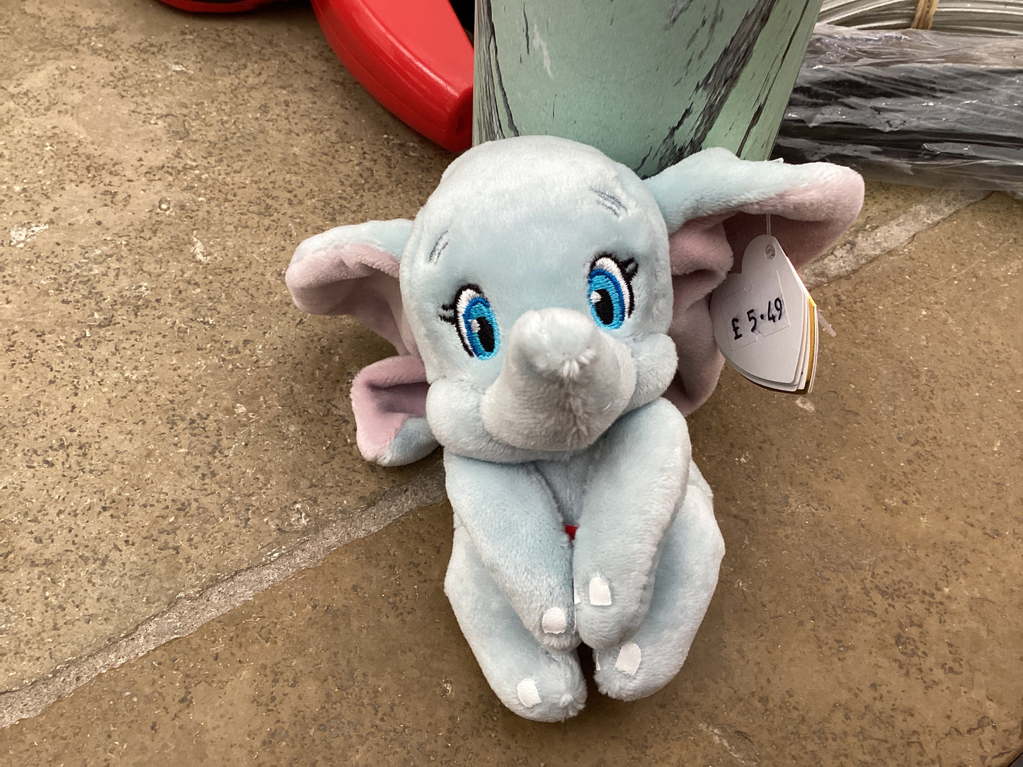 Ty Disney Dumbo Elephant Beanie Babies Keyring