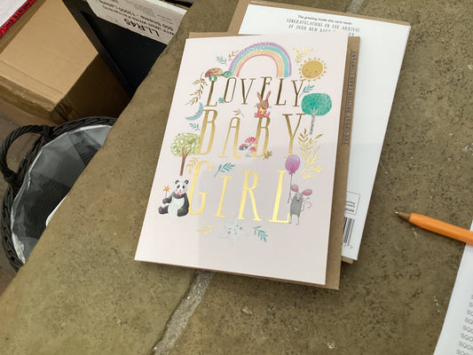 The Great British Card Co - Lovely Baby Girl