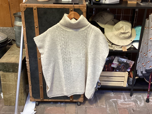 Numph Nuinga One Size Poncho - Gray Morn