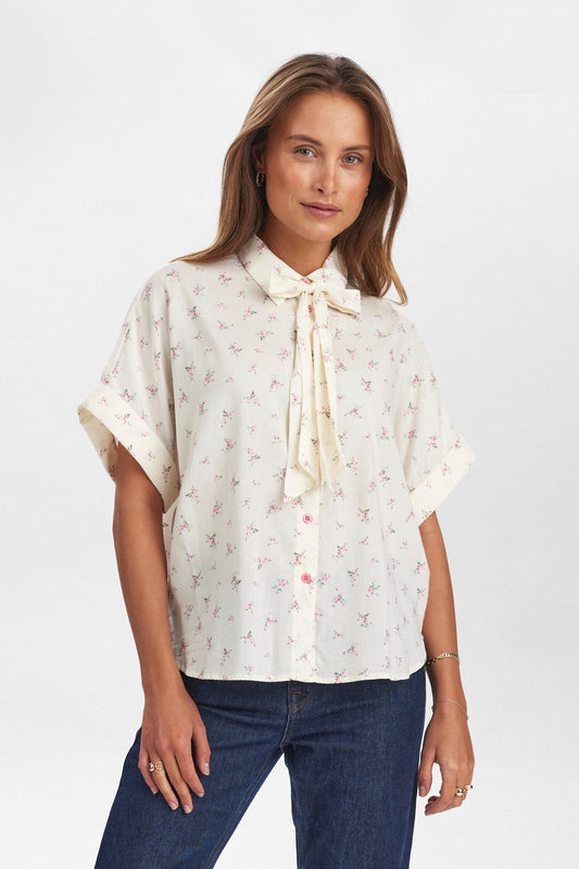 Nululiana Bow Shirt Pristine