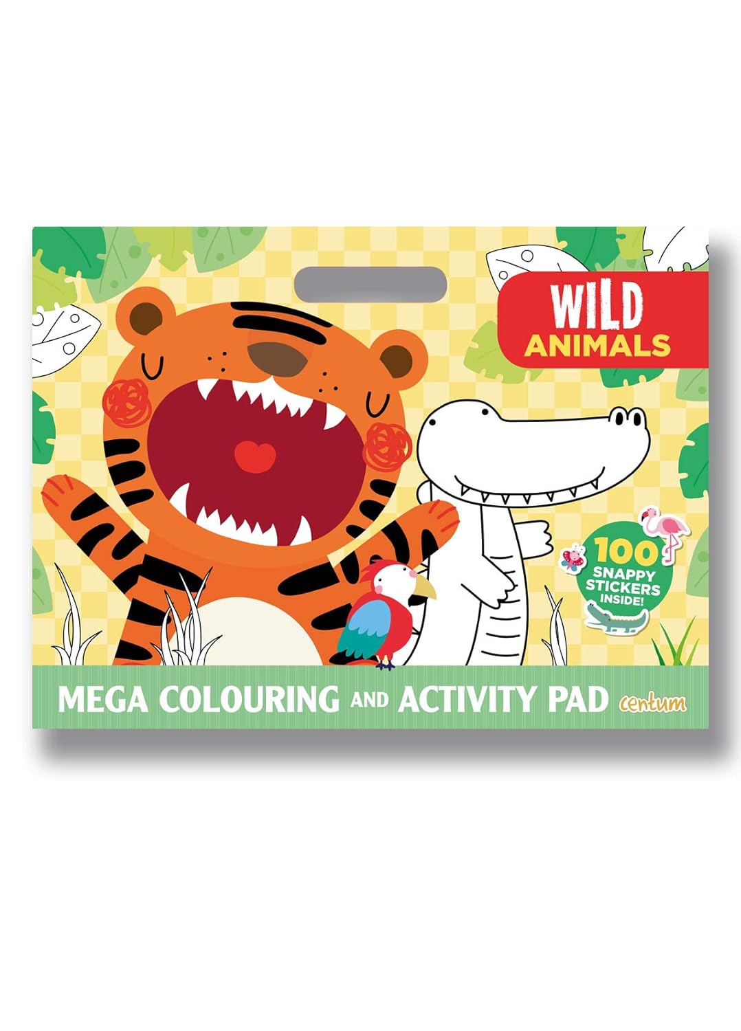 Baker & Taylor Wild Animals Mega Colouring and Activity Pad