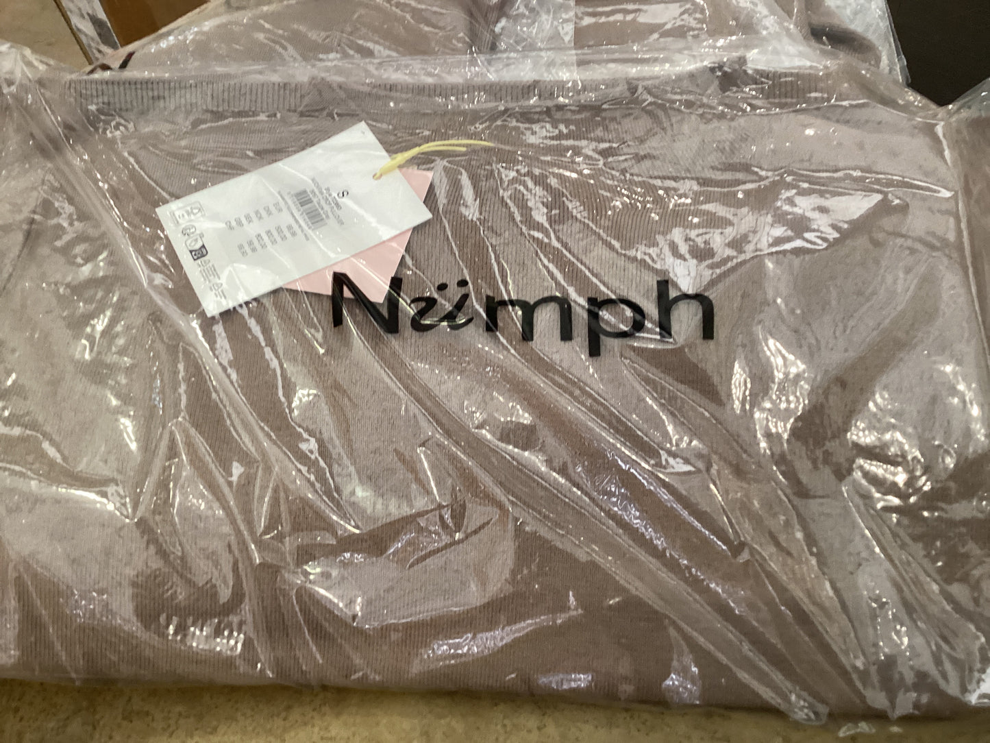 Nucarma Crop Pullover Taupe Gray