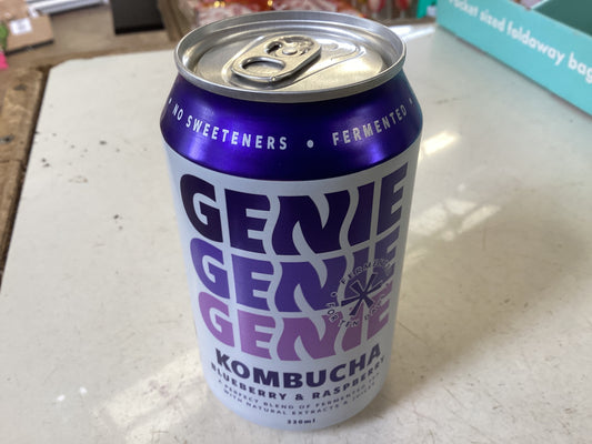 Genie Blueberry & Raspberry Kombucha