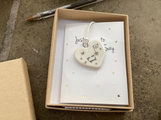 Belly Button Ceramic Decoration- You Are Special