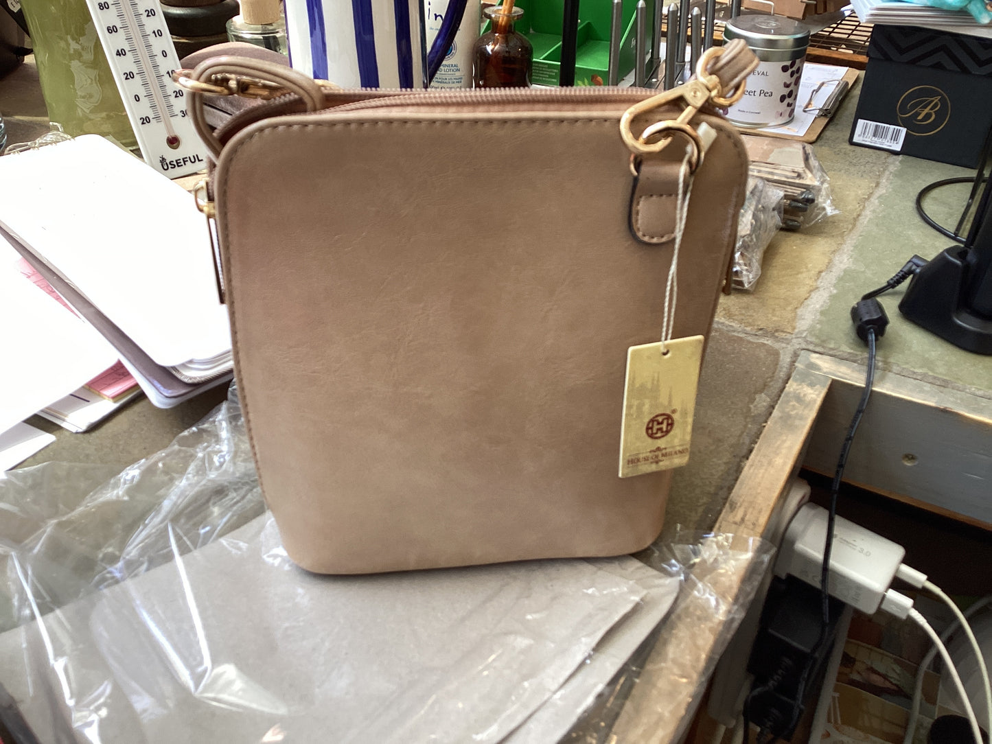 House of Milano Handbag GS-2158# Camel