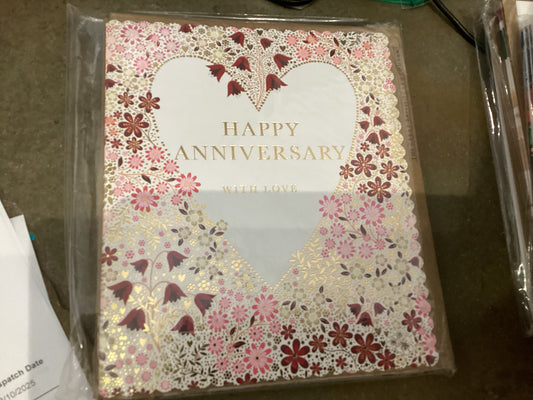 The Great British Card Co - Happy Anniversary with Love