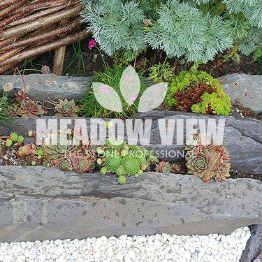 Meadow view Blue Slate Rockery 250mm Special offer 2 For £11