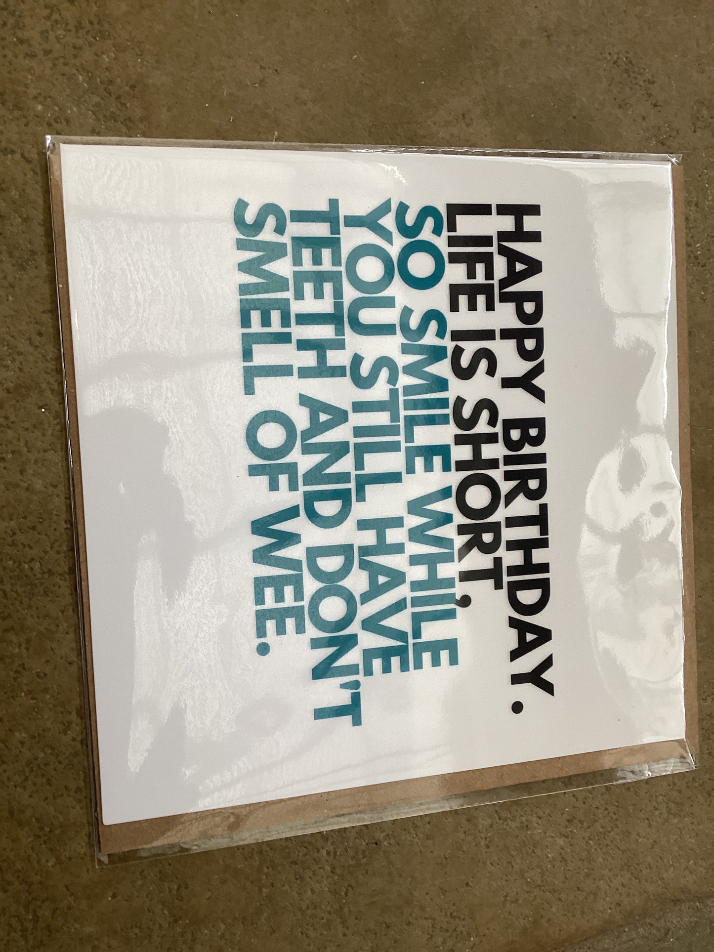 Red Rakoon Smell of Wee Card