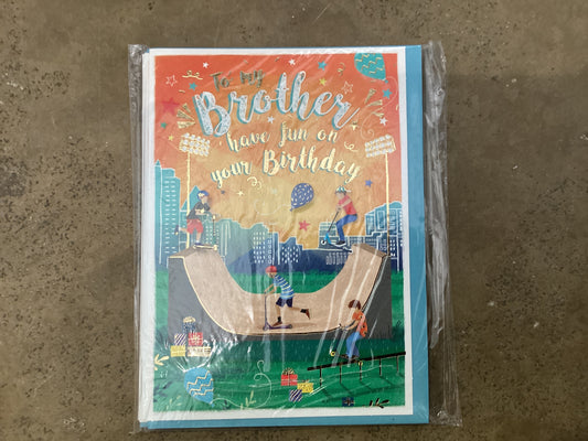 The Great British Card Co - Brother Skate Park