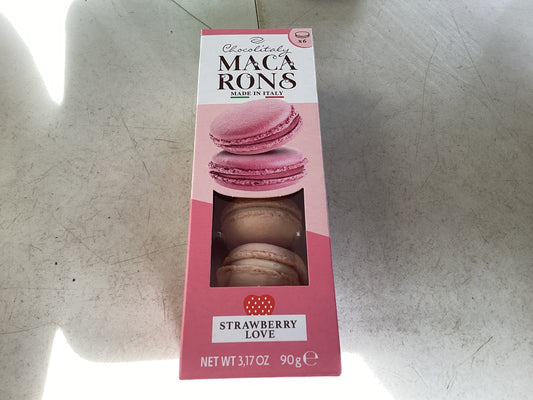 Chocolitaly Macarons - Strawberry Love 90g