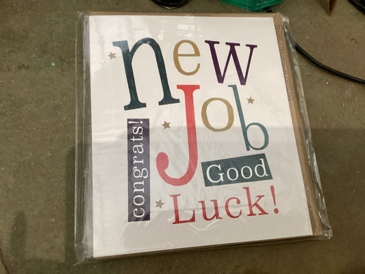The Great British Card Co - New Job, Good Luck