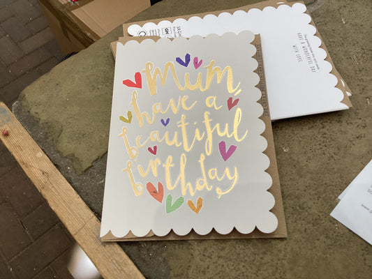 The Great British Card Co - Mum Have A Beautiful Birthday