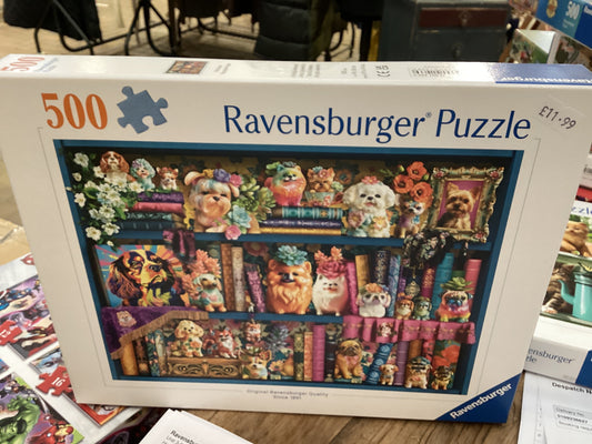 Ravensburger Porcelain Pups 500 Piece Puzzle