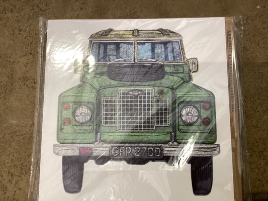 The Great British Card Company Land Rover