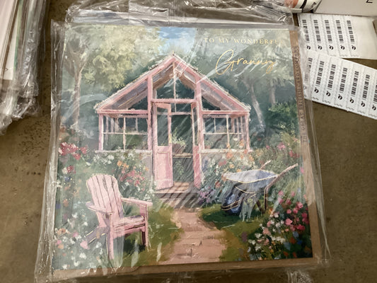 The Great British Card Co - Granny - Blush Greenhouse