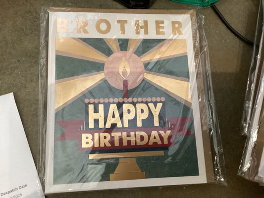 The Great British Card Co - Brother Happy Birthday